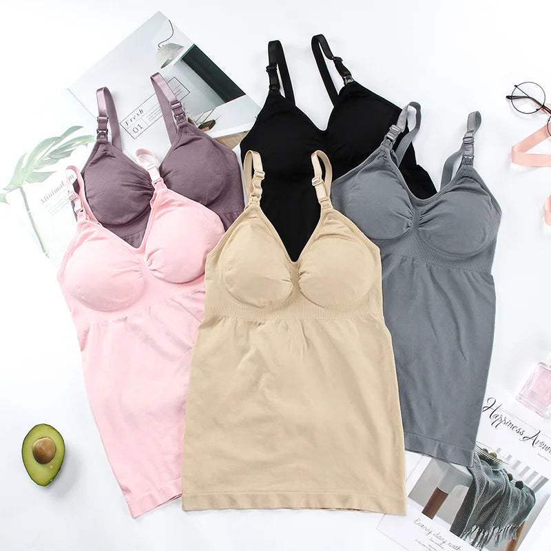 Débardeur d'Allaitement "Seconde Peau" – Confort & Liberté (Saison Été)