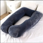 Oreiller de Grossesse "Cocon de Velours" – Soutien Intégral en Forme de U