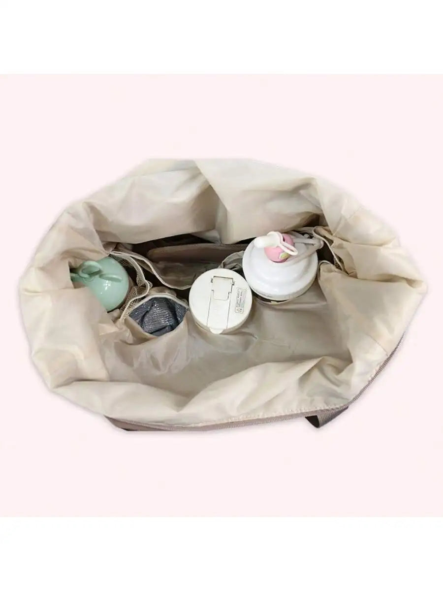 Sac de Maternité "Grand Voyage" – Élégance & Organisation Totale (+ Porte-Sucette Inclus)