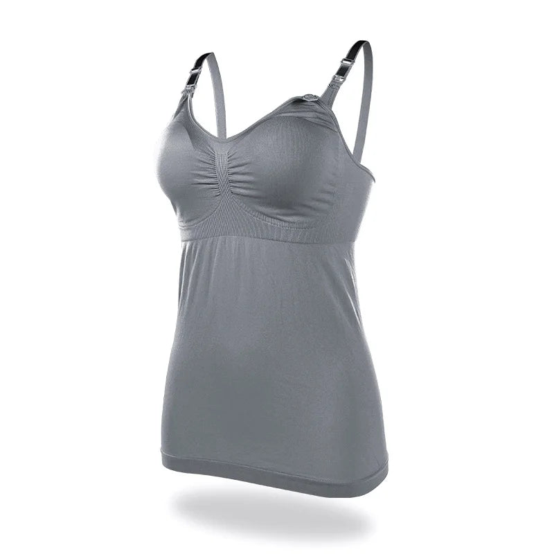 Débardeur d'Allaitement "Seconde Peau" – Confort & Liberté (Saison Été)